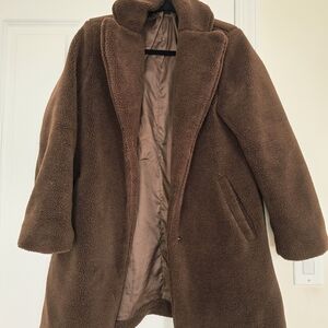 Cozy Brown Teddy Coat